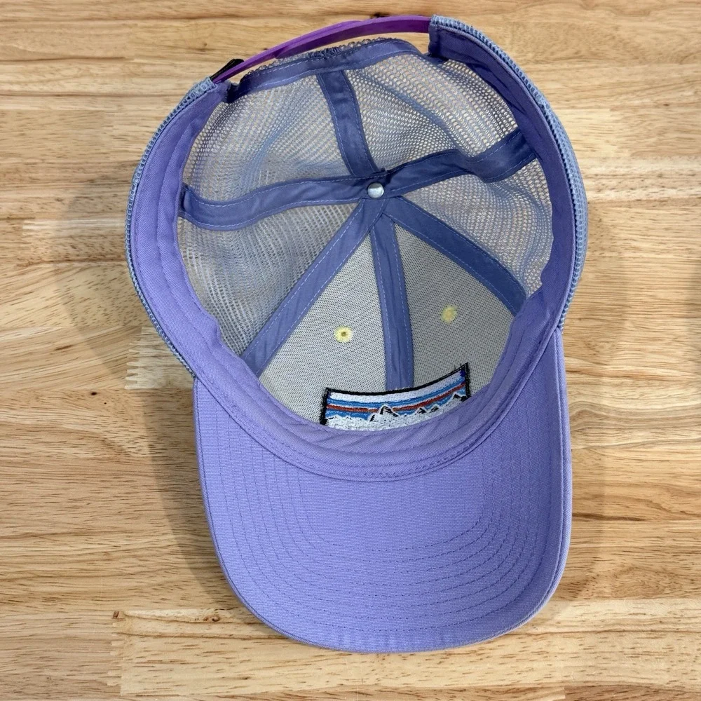 Patagonia Snapback Hat Cap Women's Purple Mesh Adjustable Gorpcore